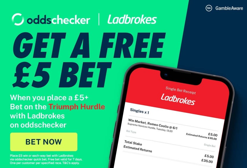 Triumph Hurdle Tips & Claim Your £5 Free Bet with Ladbrokes