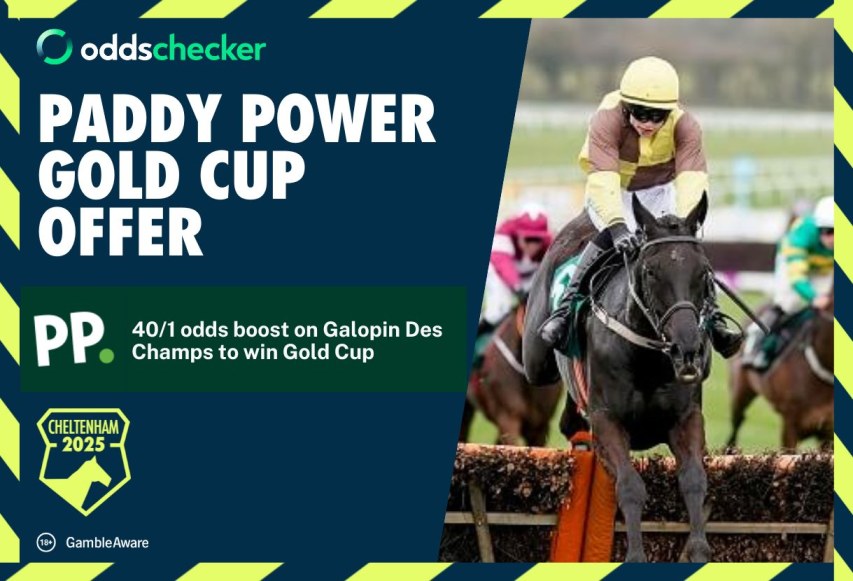 Paddy Power Gold Cup Odds Boost: Get 40/1 on Galopin Des Champs At Cheltenham