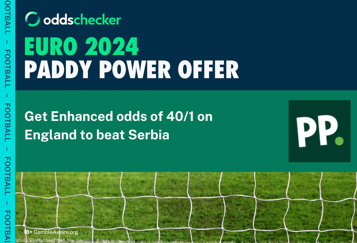 Euro 2024 Offer: Boost England to 40/1 to Beat Serbia With Paddy Power