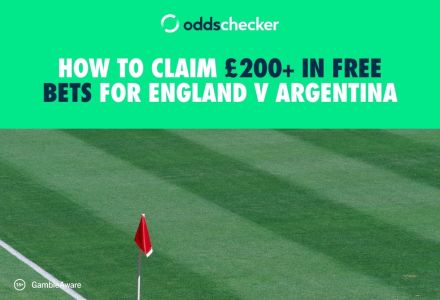 How to Claim £200+ in Free Bets for England v Argentina