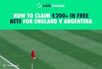 How to Claim £200+ in Free Bets for England v Argentina