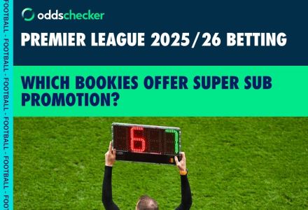 Which bookies offer Super Sub Promotion for Premier League Betting