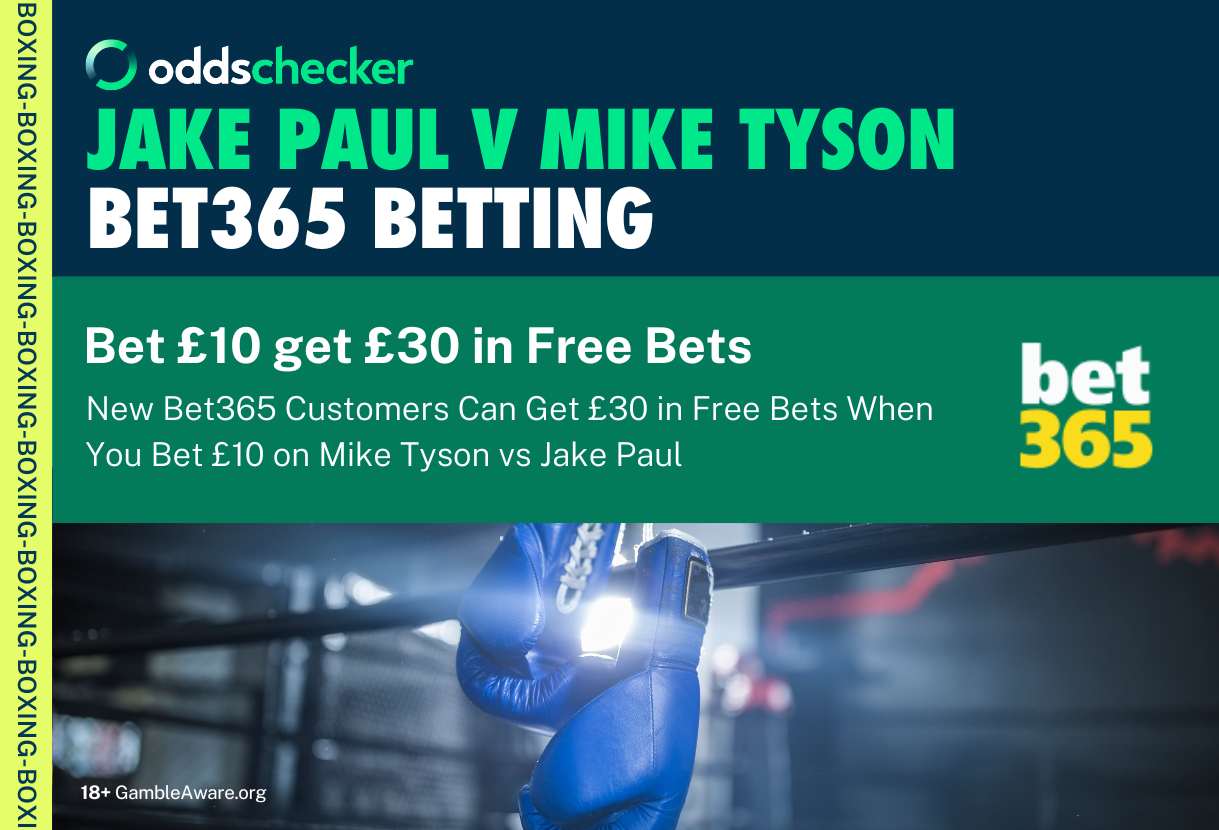 Mike Tyson vs Jake Paul bet365 Odds: Markets, Offers, and Best Bets on Tyson v Paul