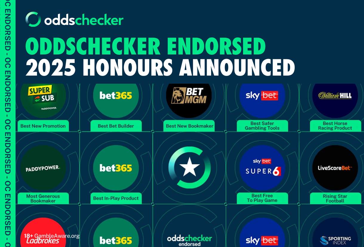 Oddschecker Endorsed 2025 Honours Announced