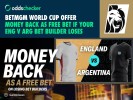 BetMGM World Cup Offer: Money Back as a Free Bet if your England v Argentina Bet Builder Loses