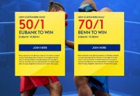 Sky Bet Eubank Jr v Benn Offer: Get 50/1 on Eubank Jr or 70/1 on Benn to Win 