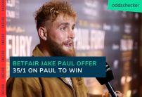 Betfair Odds Boost: Boost Jake Paul to 35/1 With the Betfair Welcome Bonus