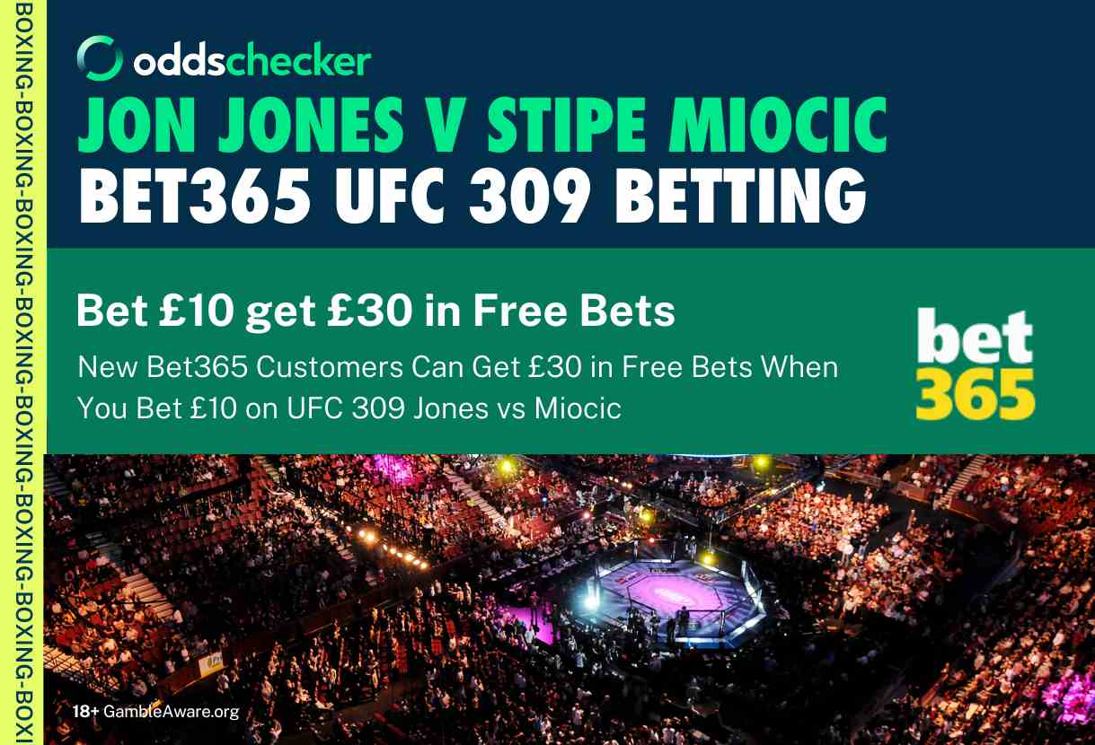 bet365 Jon Jones v Stipe Miocic Betting Odds, Markets and Offers