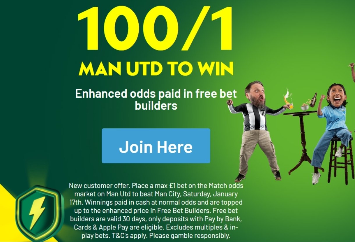 Get 100/1 on Michael Carrick's Man United Beating Man City With This Paddy Power Offer