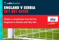 Sky Bet Euro 2024 Offer: Claim a Completely Free Bet for England v Serbia