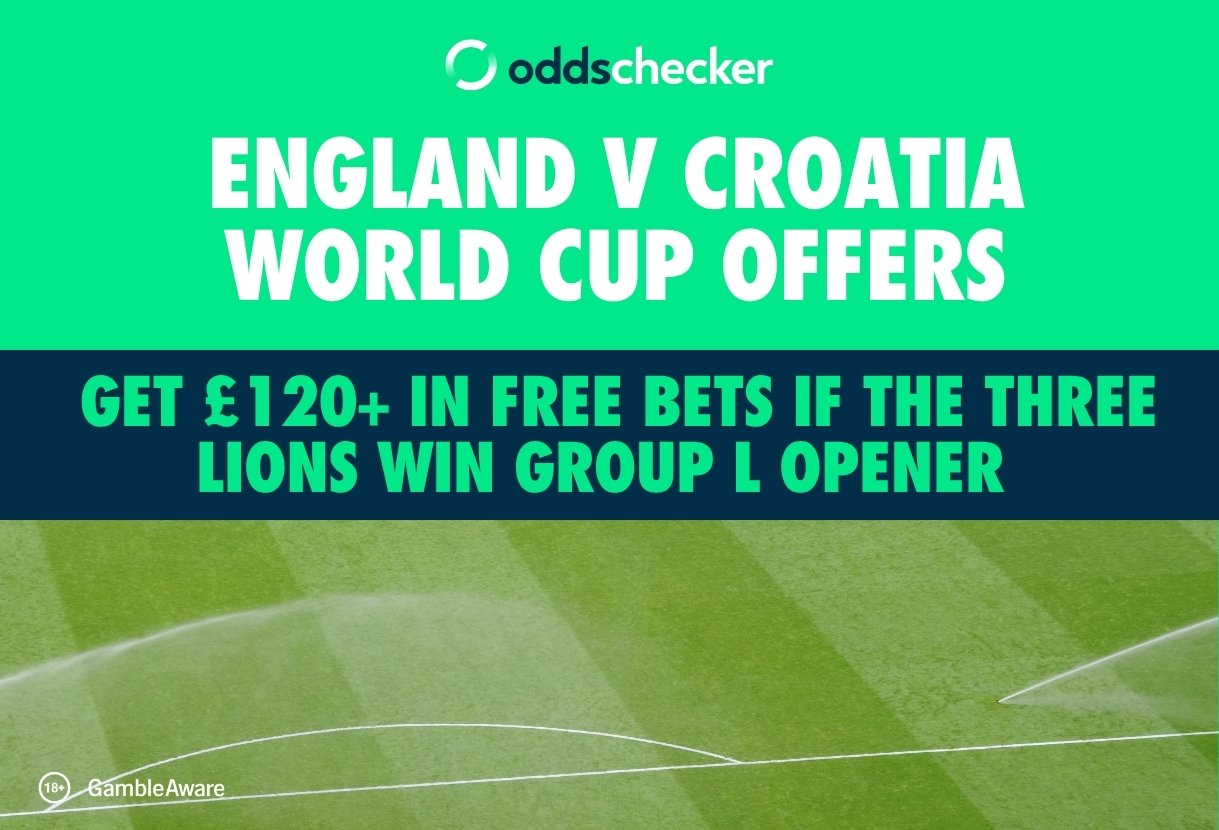 England v Croatia World Cup Offer: Get £120+ in Free Bets if The Three Lions Win Group L Opener 