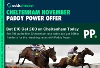 Paddy Power Cheltenham Offer: Bet £10 Get £60 in Free Bets for Gold Cup Day