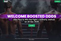 Jake Paul v Anthony Joshua Offer: Get 33/1 on Paul to Win with 7bet
