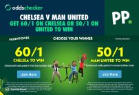 Paddy Power Offer: Get 60/1 on Chelsea or 50/1 on Man United to Win 