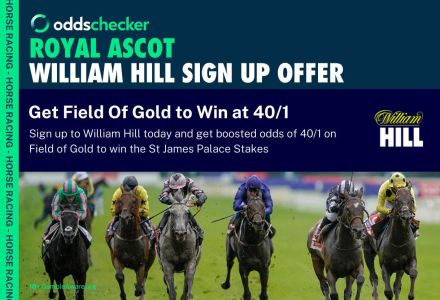William Hill Royal Ascot Offer: Get Field Of Gold to Win the St James Palace Stakes at 40/1
