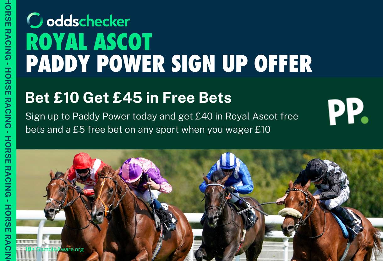 Paddy Power Royal Ascot Offer: Bet £10 on Ascot, Get £40 in Free Bets + £5 Bet on any Sport