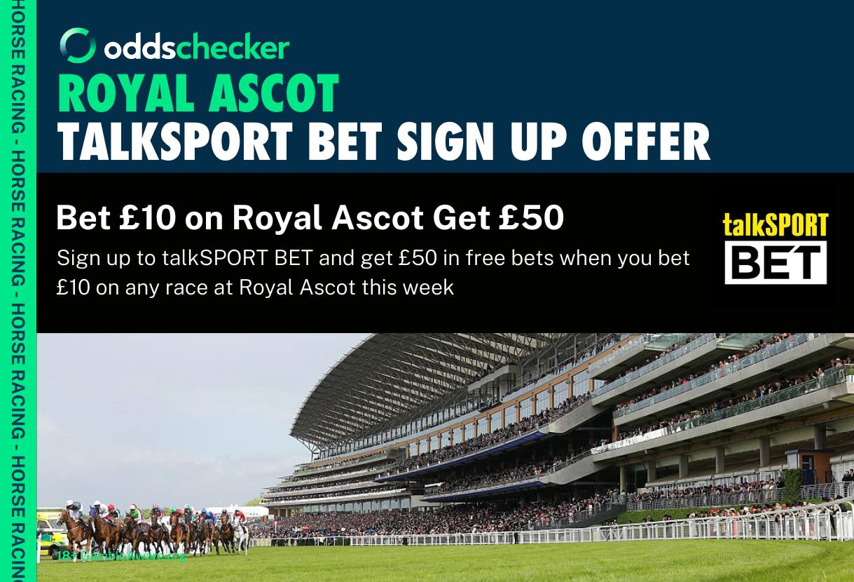 talkSPORT BET Royal Ascot Offer: Bet £10 on Horse Racing, Get £50 in Bonuses