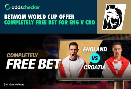 Claim a Completely Free Bet Builder for England v Croatia with BetMGM