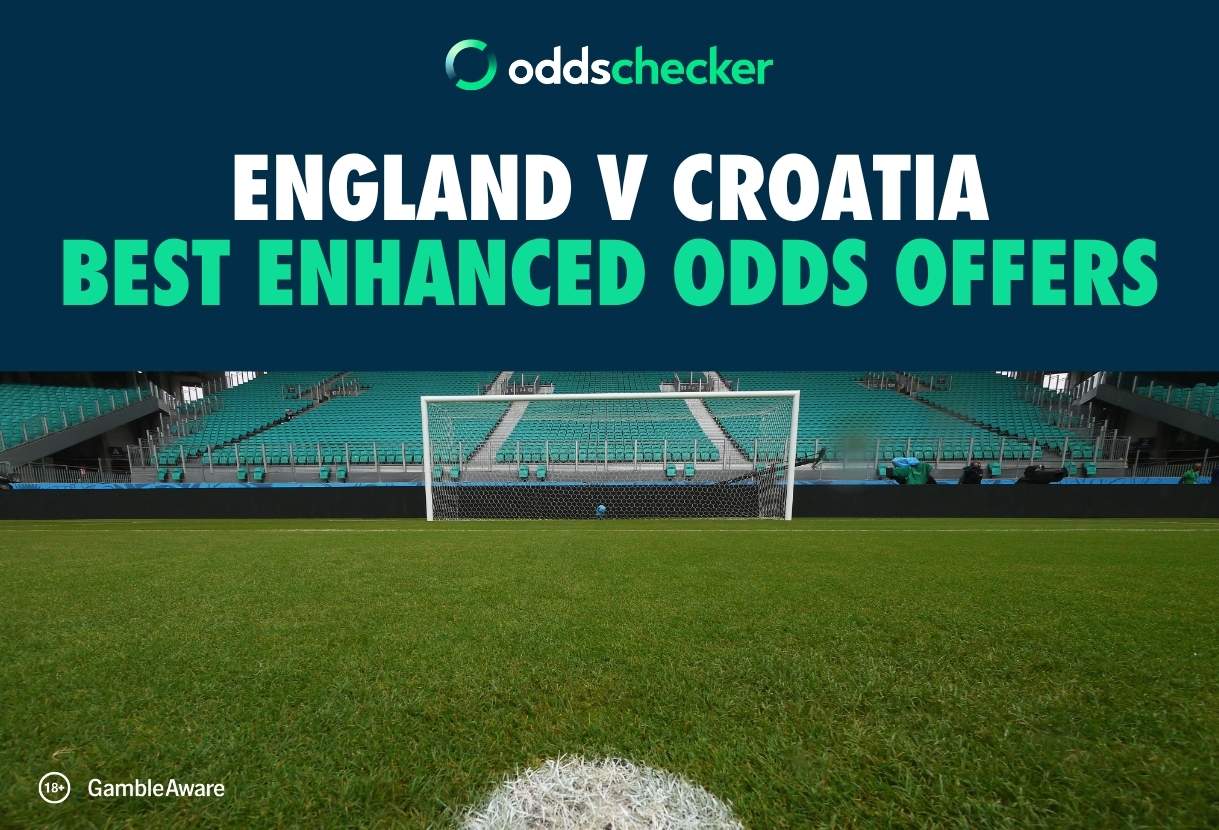 Best Enhanced Odds Offers for England v Croatia