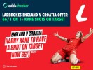 Get 66/1 on Harry Kane to Have 1+ Shots on Target v Croatia with Ladbrokes