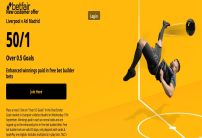 Betfair UCL Sign Up Offer: Get 50/1 on Over 0.5 Goals in Liverpool v Atletico Madrid