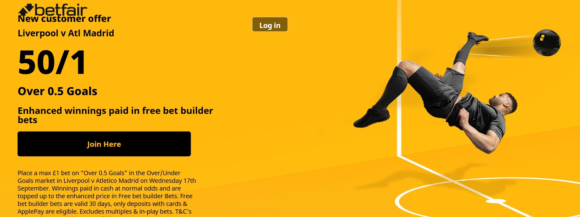 Betfair UCL Sign Up Offer: Get 50/1 on Over 0.5 Goals in Liverpool v Atletico Madrid