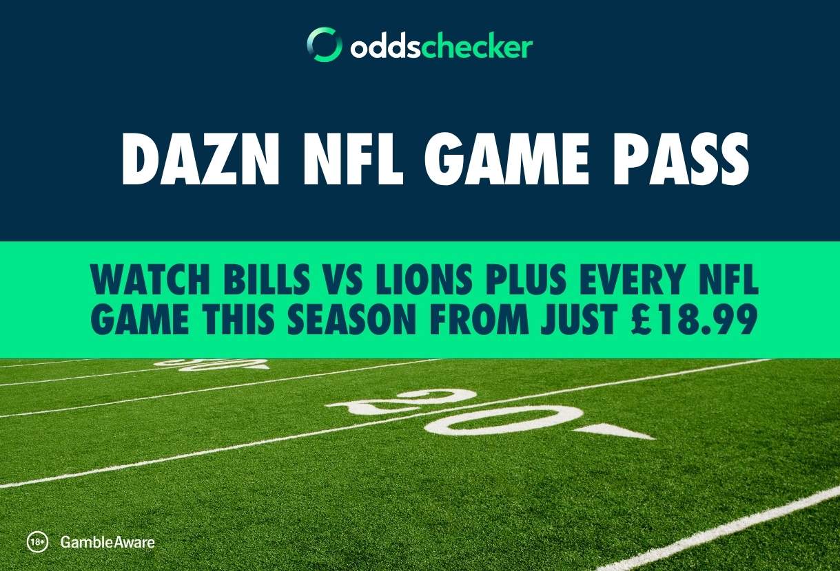 DAZN NFL Game Pass: Watch Bills vs Lions plus Every NFL Game this Season from just £18.99