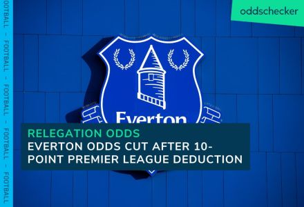 Everton Relegation Odds: Everton 2/1 after 10-point Premier League deduction