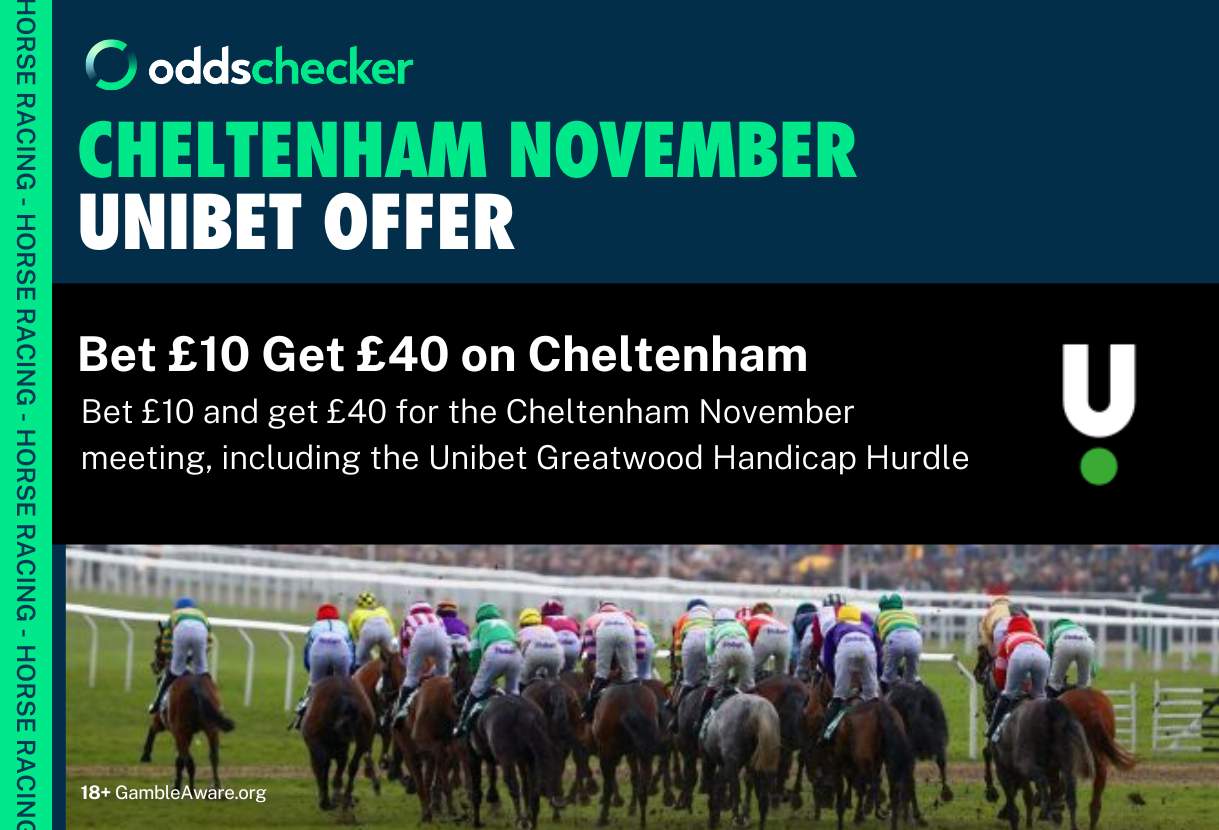 Unibet Sign Up Offer: Bet £10 Get £40 on the Cheltenham November Meeting