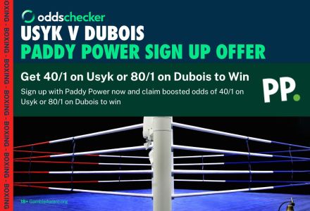 Paddy Power Sign Up Offer: Get Usyk at 40/1 or Dubois to Win at 80/1