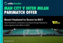 Parimatch Sign Up Offer: Get 60/1 Odds for Erling Haaland to Score Against Inter