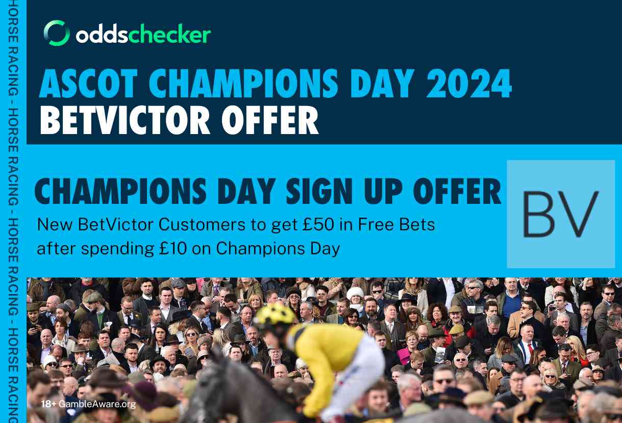 BetVictor Champions Day Offer: Bet £10, Get £50 in Bonuses