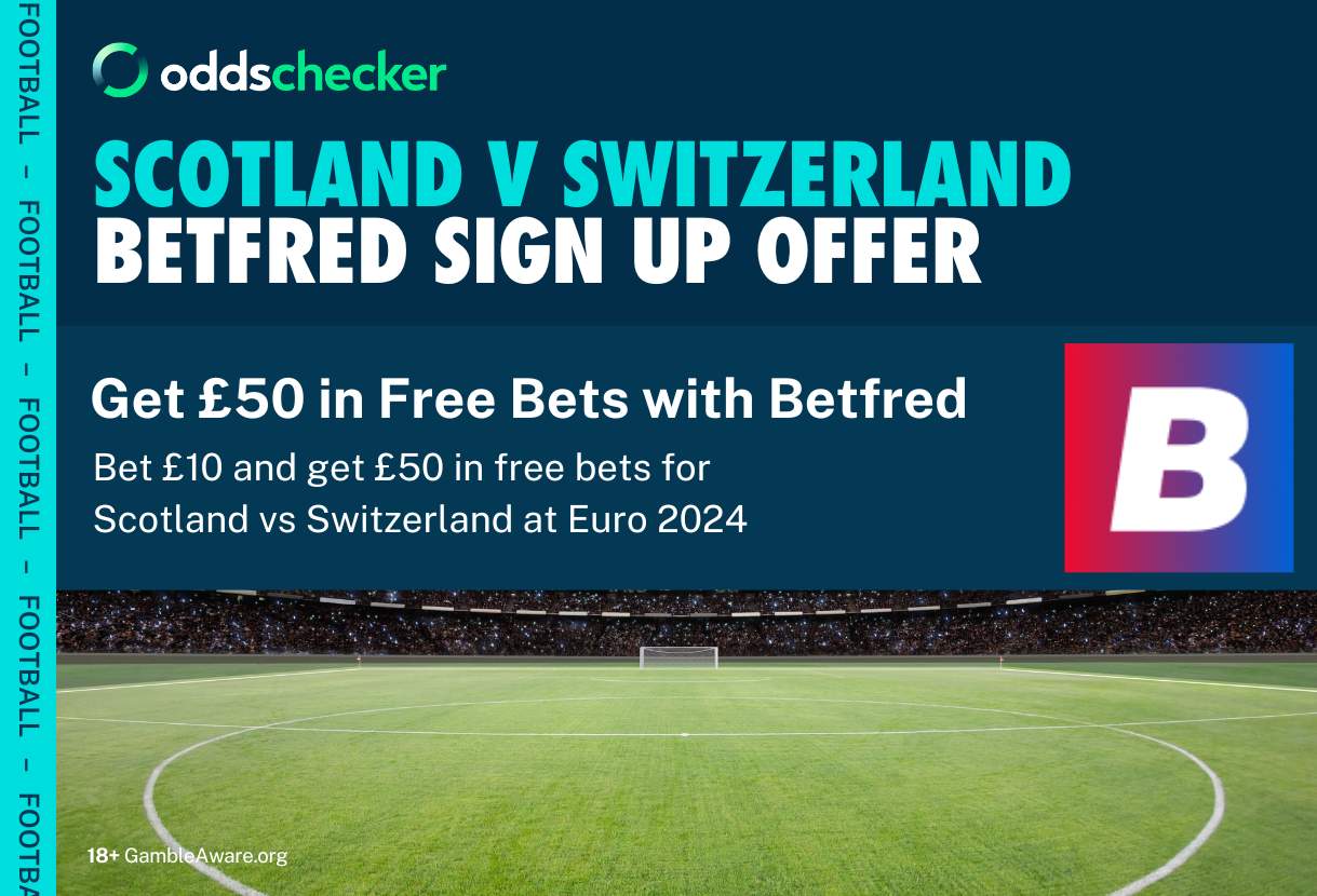 Betfred Euro 2024 Betting Offer: Bet £10, Get £50 on Scotland v Switzerland