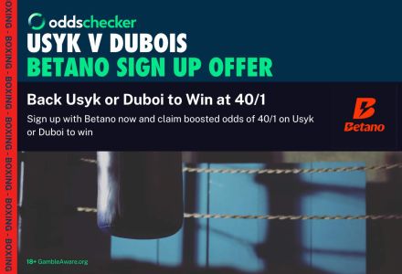 Back Either Usyk or Dubois to Win Tonight at 40/1 with Betano