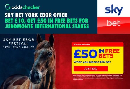 Sky Bet York Ebor Offer: Bet £10, Get £50 for the Juddmonte International Stakes