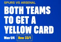 Coral NLD Offer: Get 33/1 on Spurs and Arsenal to be Shown a Card