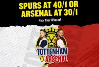 talkSPORT BET North London Derby Offer: Get 40/1 on Spurs or 30/1 on Arsenal to Win