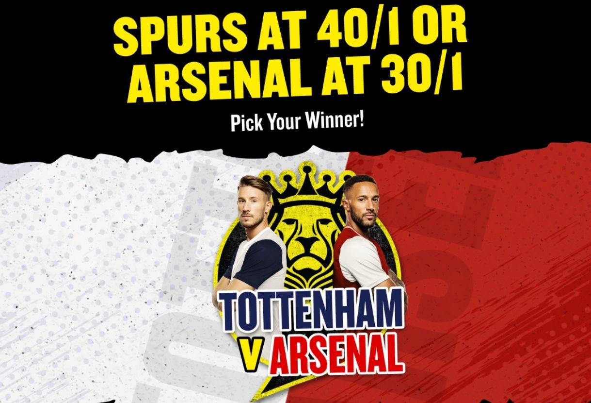 talkSPORT BET North London Derby Offer: Get 40/1 on Spurs or 30/1 on Arsenal to Win