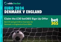 England Euro 2024 Offer: Bet £10, Get £30 on England With the bet365 Sign Up Offer