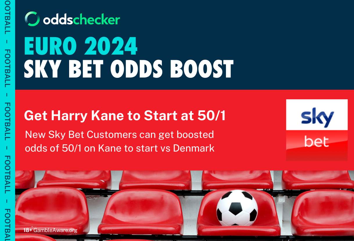Sky Bet Sign Up Offer: Get 50/1 Odds That Harry Kane Starts For England Against Denmark