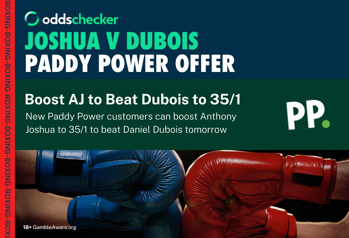 Paddy Power Anthony Joshua Odds Boost: Get 35/1 Odds on Anthony Joshua Beating Daniel Dubois