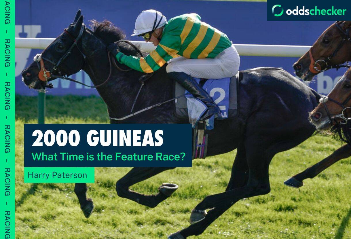 What time is the 2000 Guineas at Newmarket today?