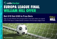 How to Bet on the Europa League Final With William Hill: Offers and Markets on Spurs vs Man United