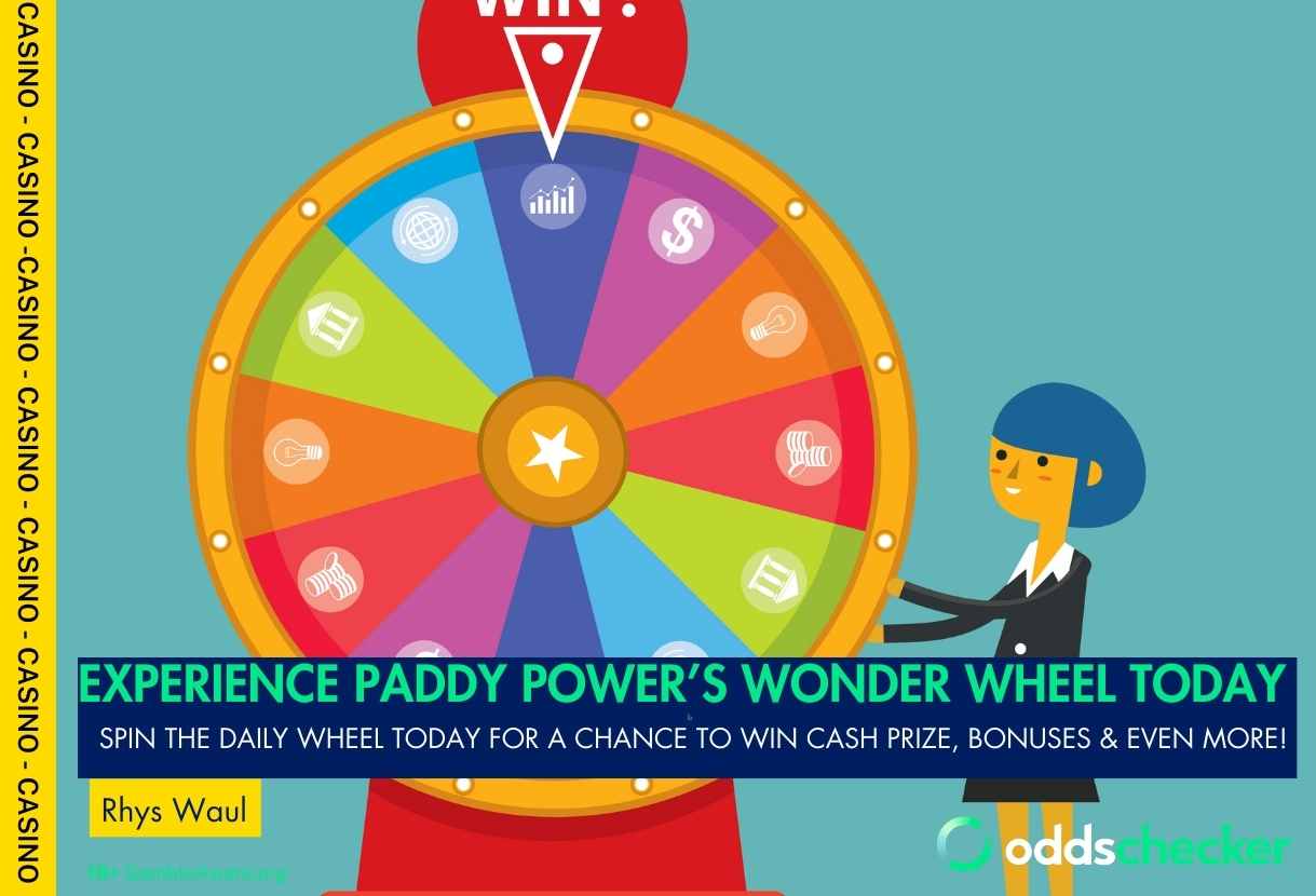 Paddy Power Wonder Wheel Welcome Bonus: 60 Free Spins For New Customer