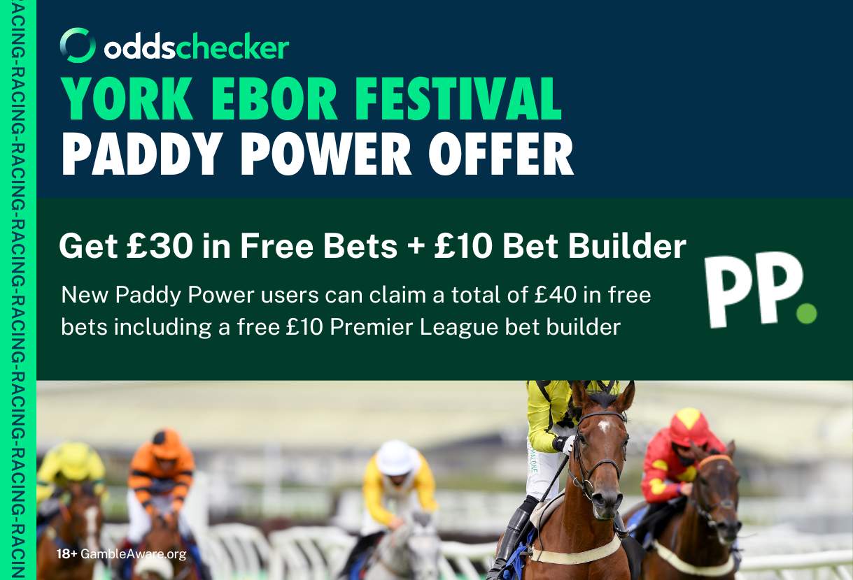 Paddy Power Ebor Festival Promotion: Bet £10, Get £30 in Free Bets + £10 Bet Builder
