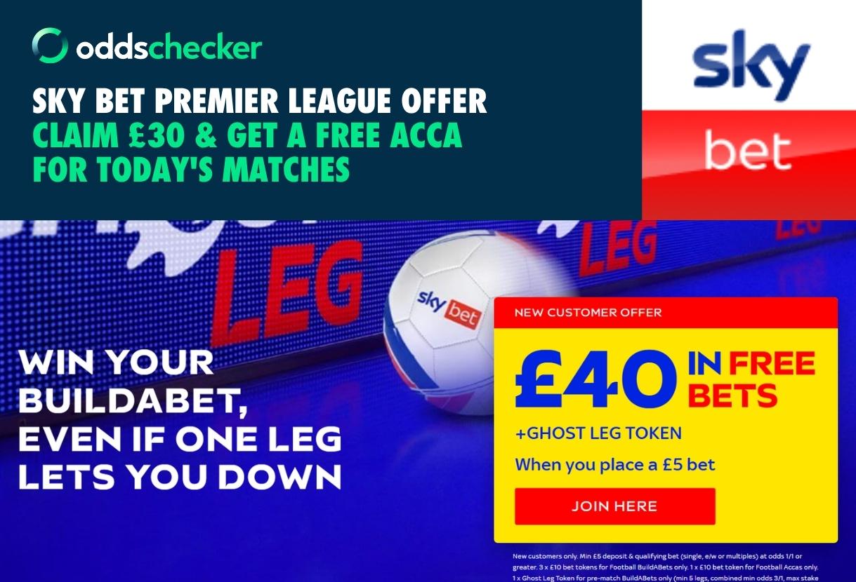 Sky Bet Super Sunday Offer: Claim £30 & Get a Free Acca for Today's Matches