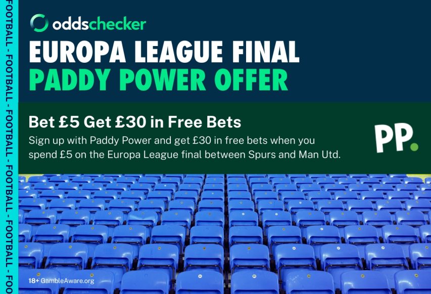Bet on the Europa League Final With Paddy Power: Odds, Offers and Markets on Tottenham v Man United