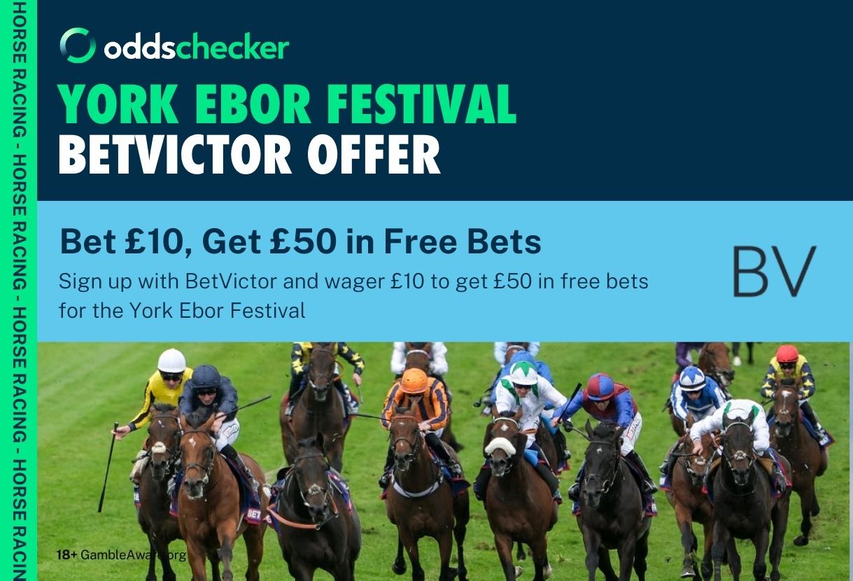 BetVictor York Ebor Offer: Bet £10 Get £50 in Bonuses for Today's Racing