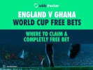 Where to Claim a Completely Free Bet for England v Ghana
