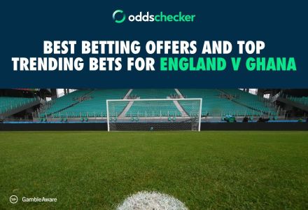 Best Betting Offers and Top Trending Bets for England's World Cup Group L match v Ghana